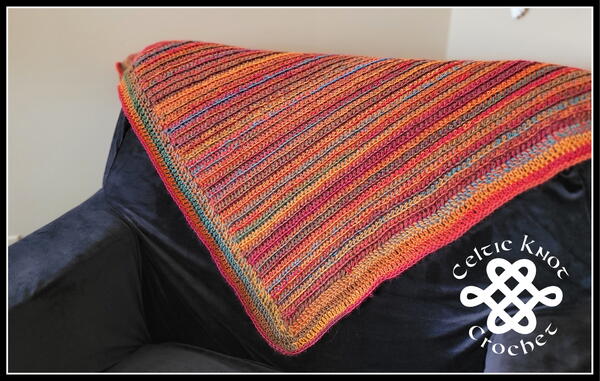 Sunrise Stripes Baby Blanket