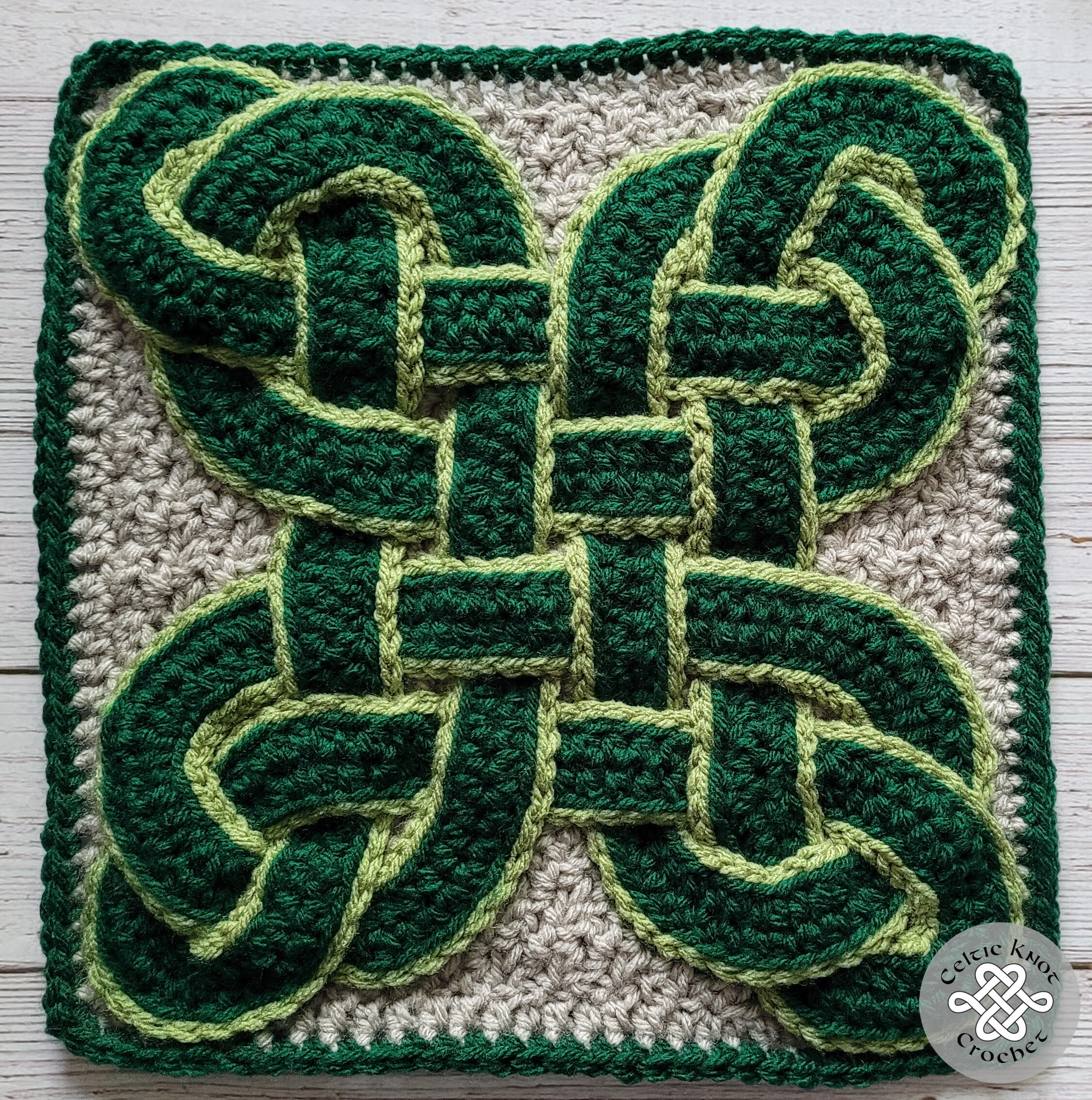 Celtic knot 2024 crochet blanket