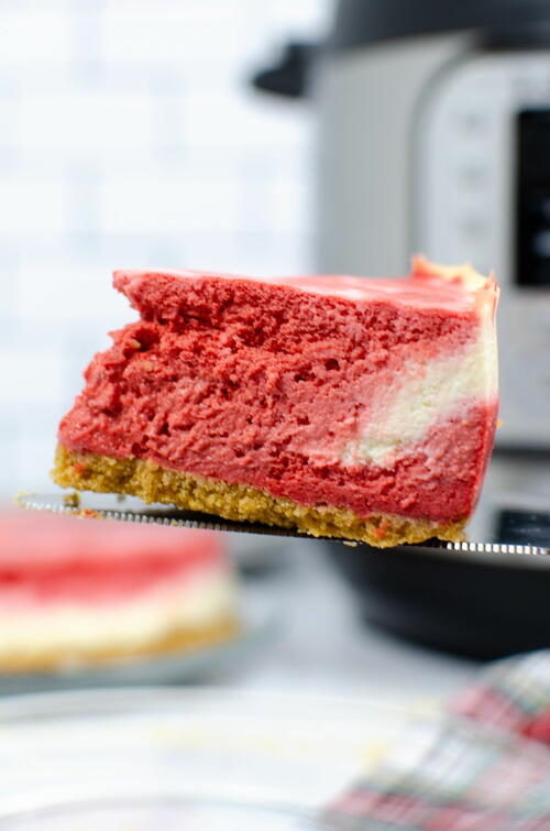 Red Velvet Instant Pot Cheesecake