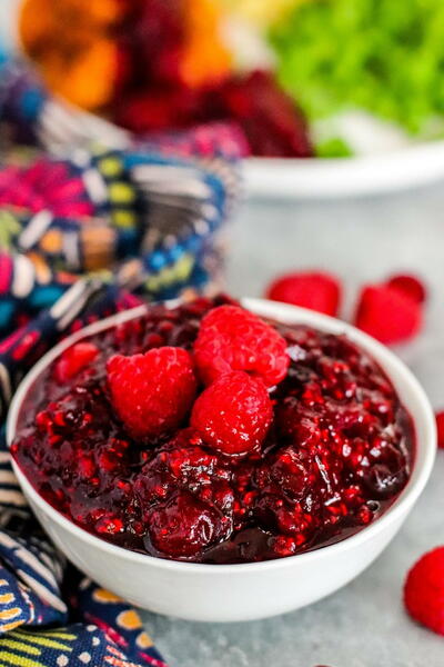 Cranberry Raspberry Sauce