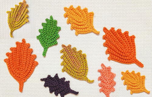 How To Crochet Easy Autumn Fall Leaves