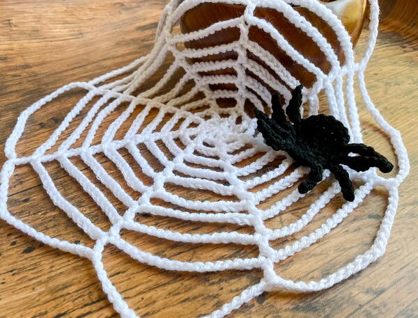Crochet Spider Web 