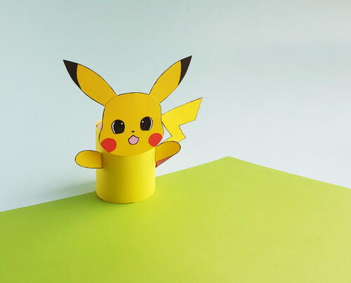 Toilet Paper Roll Pikachu