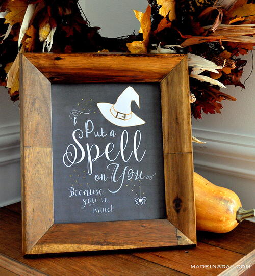 Spell On You Printable