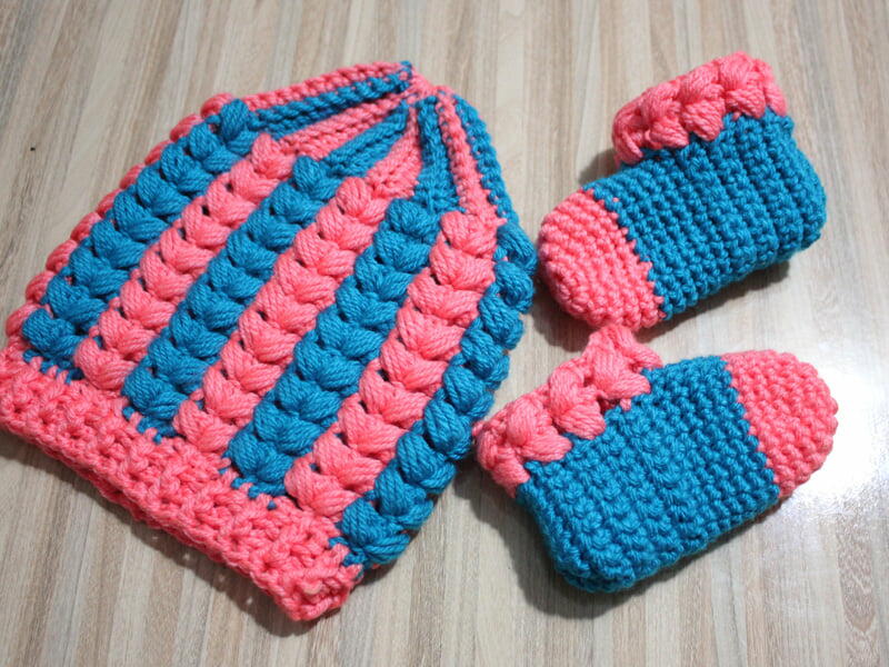 Handmade baby deals woolen cap