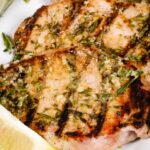 Grilled Boneless Pork Chops With Garlic And Rosemary
