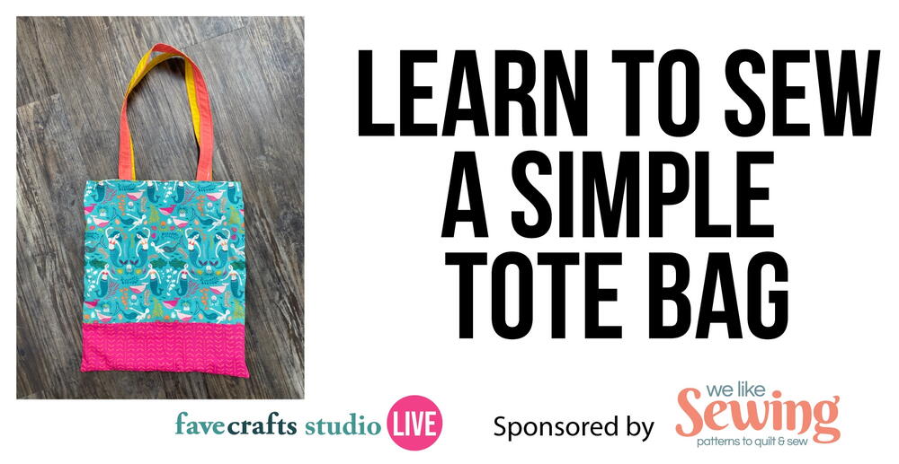 Learn to Sew a Tote Bag with Jessica Swift | FaveCrafts.com