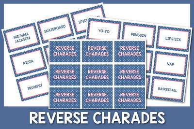 The Best Reverse Charades Ideas + Printable Cards