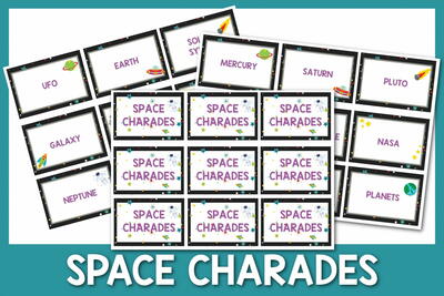 50+ Best Space Charades With Printable Cards