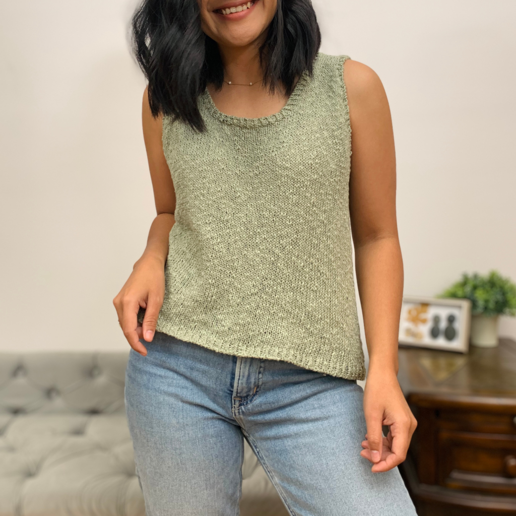 Knitting a tank top for newbies and pros - KnitcroAddict