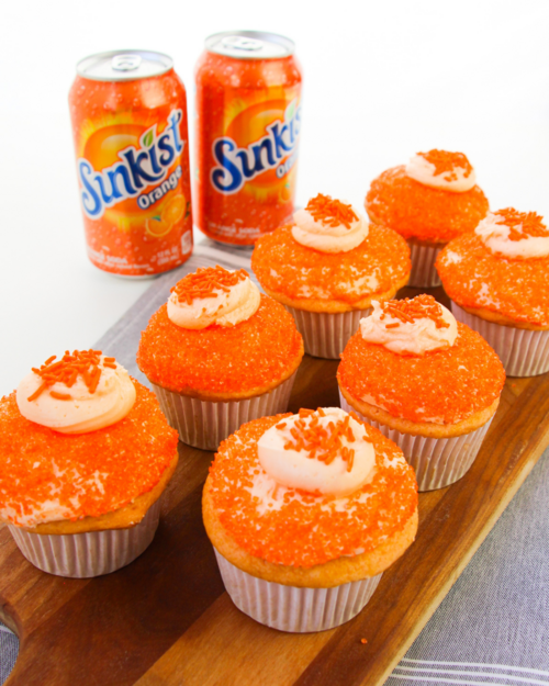 Sunkist Orange Cupcakes