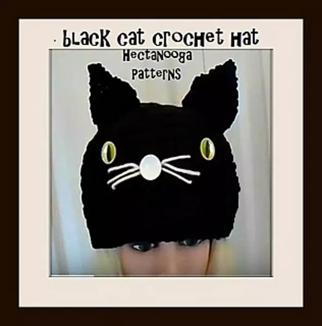 Black Cat Halloween Hat