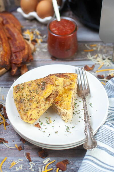 Air Fryer Breakfast Casserole