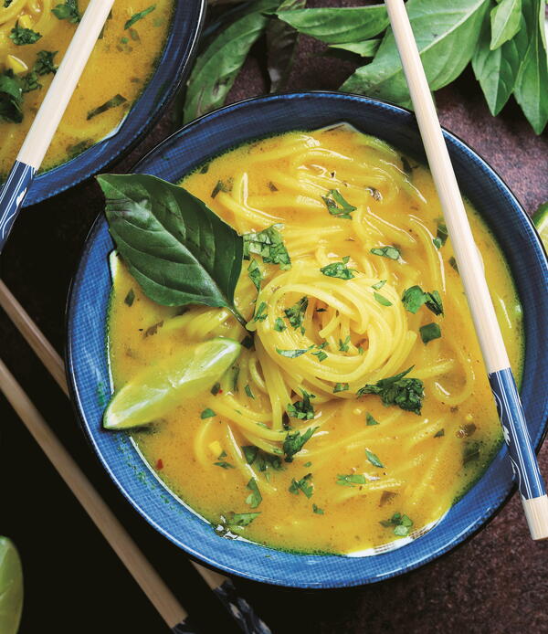 Thai Yellow Curry Noodle Soup