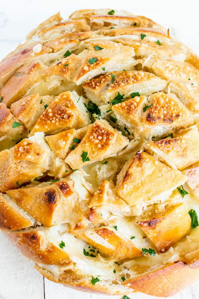 Cheesy Garlic Stuffed Bread