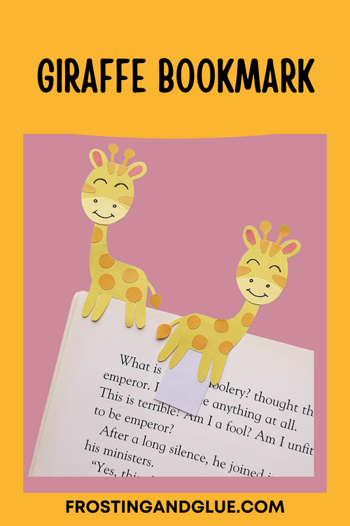 Giraffe Bookmark Craft