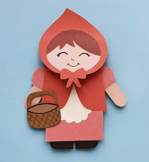 Little Red Riding Hood Paper Bag Puppet