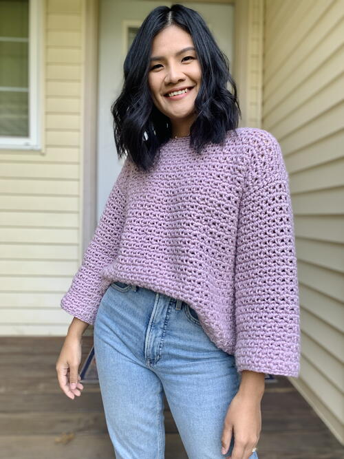 Chunky Crochet Sweater