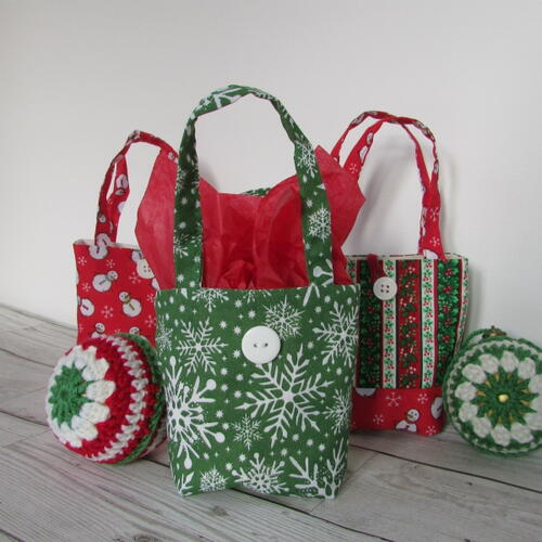 Christmas Gift Bag Mini Shoppers