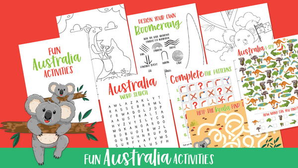 Australia Activities For Kids