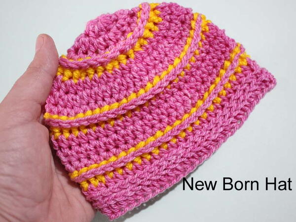 New Born Easy Baby Hat Explain