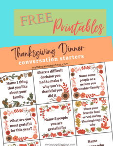 Thanksgiving Conversation Starters Printable | FaveCrafts.com