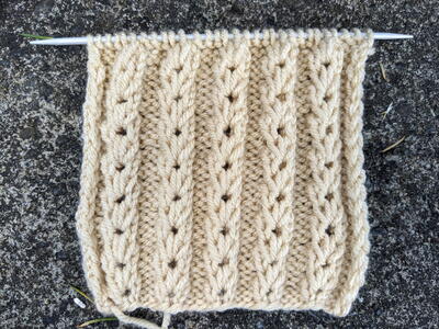 Spike Knit Stitch