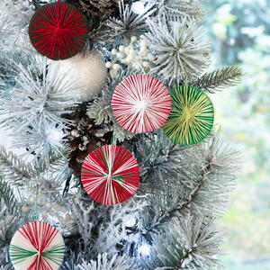 Christmas Disc Ornaments | FaveCrafts.com