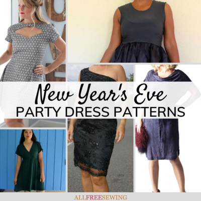 15 New Years Eve Party Dress Sewing Patterns