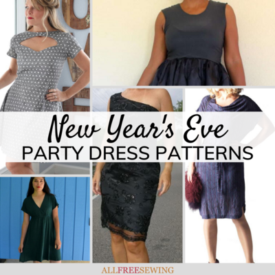 15+ New Year's Eve Party Dress Sewing Patterns