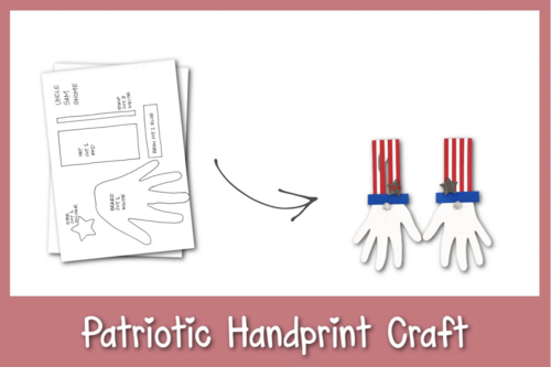 Patriotic Handprint Craft