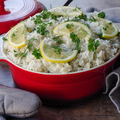 Easy Greek Rice (with Lemon)