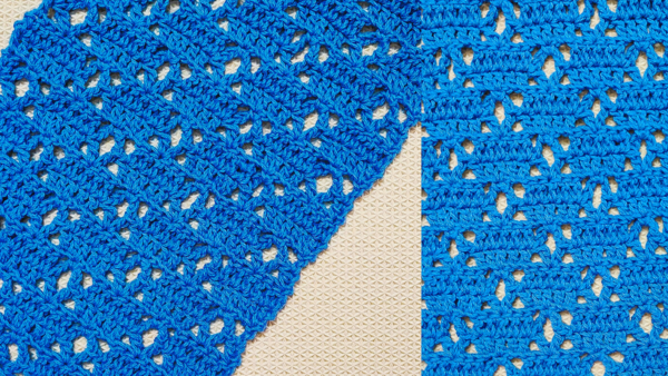 Easy Pattern And Tutorial For Diamond Crochet Table Runner