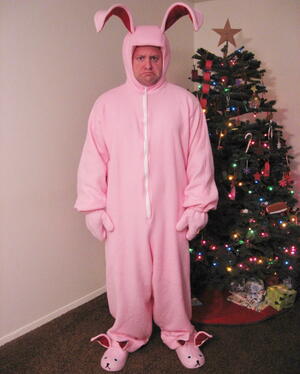 a christmas story bunny suit hd