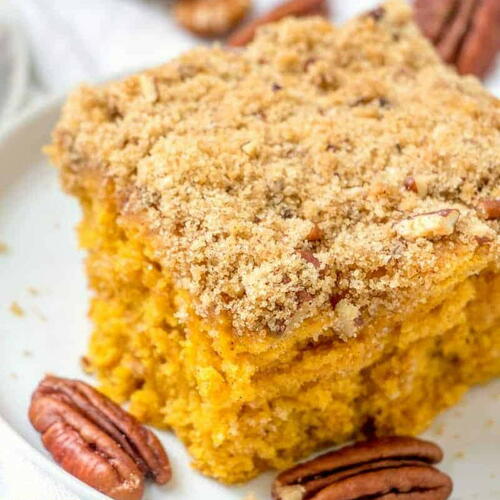 Chilly Morning Pumpkin Coffee Cake
