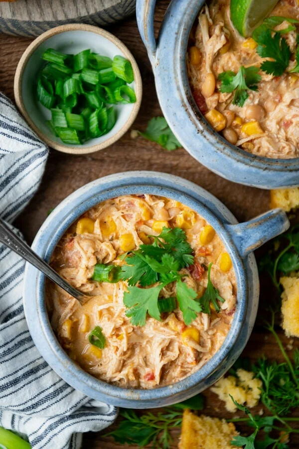 Cozy Slow Cooker White Chicken Chili