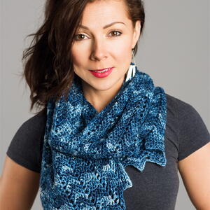 Crocheted Sierra Scarf | FaveCrafts.com