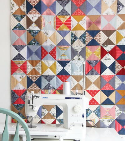 Easy Hourglass Quilt Pattern