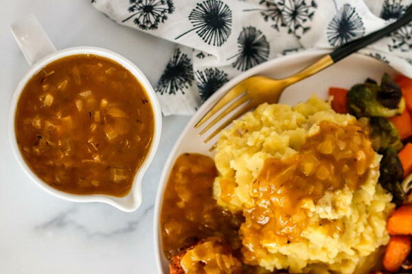 Vegan Onion Gravy