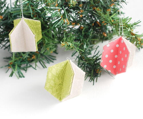 Happy Hexagon DIY Ornament