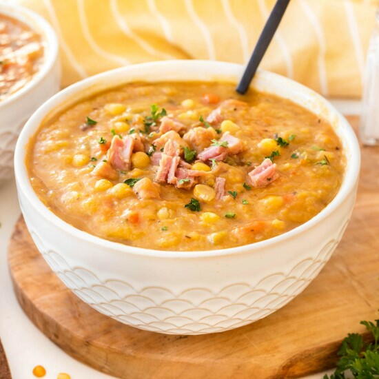 Yellow Split Pea Soup With Ham