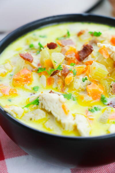 Cracked Chicken Soup