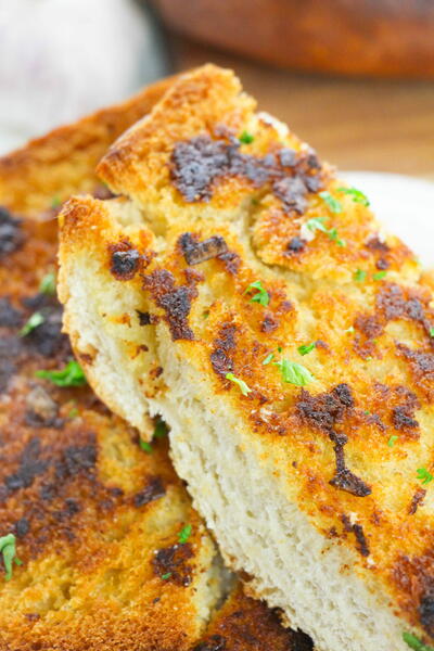 Homemade Garlic Bread From Scratch