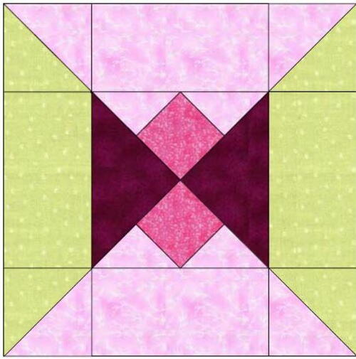 Angel Wings Quilt Block