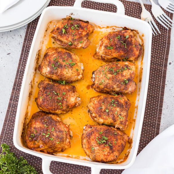 Baked Chicken Thighs