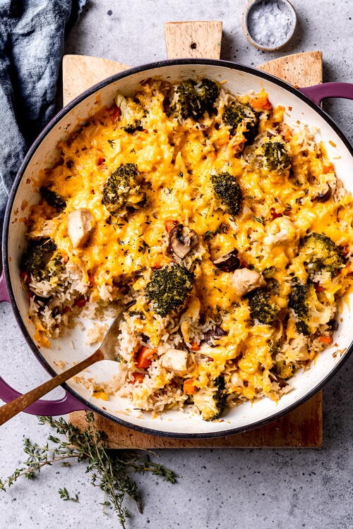 The Best Easy One Pot Chicken And Broccoli Bake