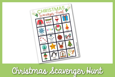 The Best Christmas Scavenger Hunt + Free Printable
