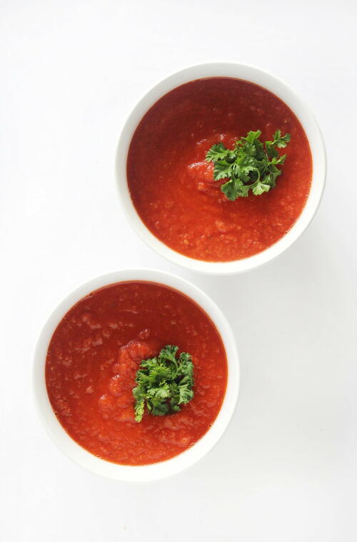 Vegan Tomato Soup (gluten-free, Dairy-free) 
