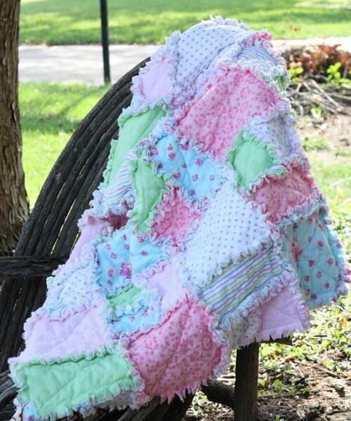 I Can Teach My Child Rag Quilt