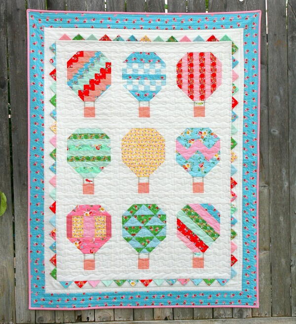 Woodberry Way Hot Air Balloon Quilt